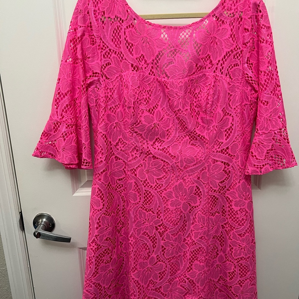 Lilly Pulitzer Pink Lace Dress